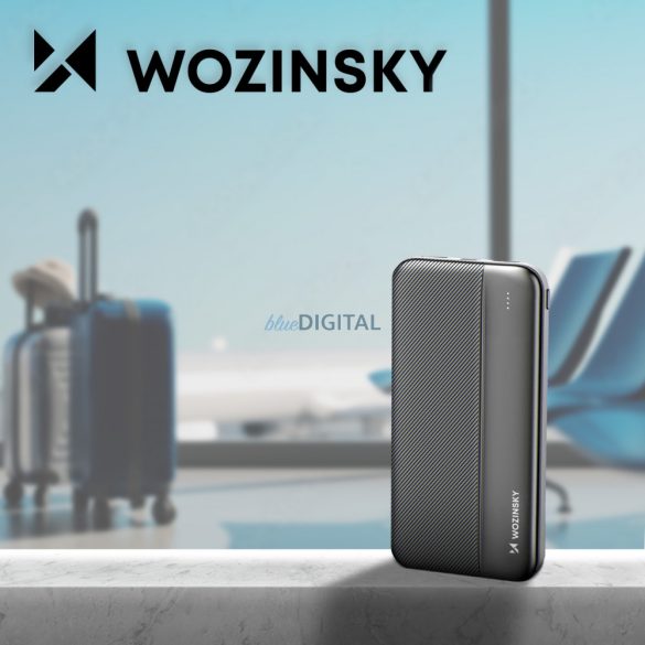 Wozinsky powerbank 10000mAh 2 x USB fekete (WPBBK1)