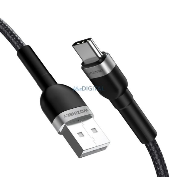 Wozinsky WNBAC1 USB-A - Type-C kábel 2.4A 1m - fekete