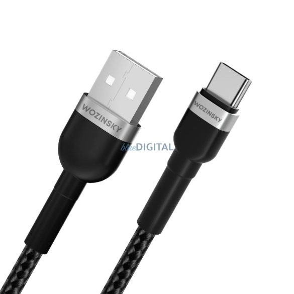 Wozinsky WNBAC1 USB-A - Type-C kábel 2.4A 1m - fekete