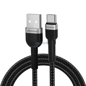 Wozinsky WNBAC2 USB-A - Type-C kábel 2.4A 2m - fekete