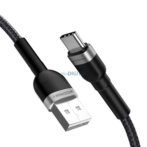Wozinsky WNBAC2 USB-A - Type-C kábel 2.4A 2m - fekete