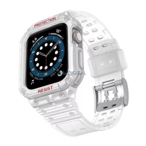 Protect Strap szíj Apple Watch 38/40/41mm - átlátszó