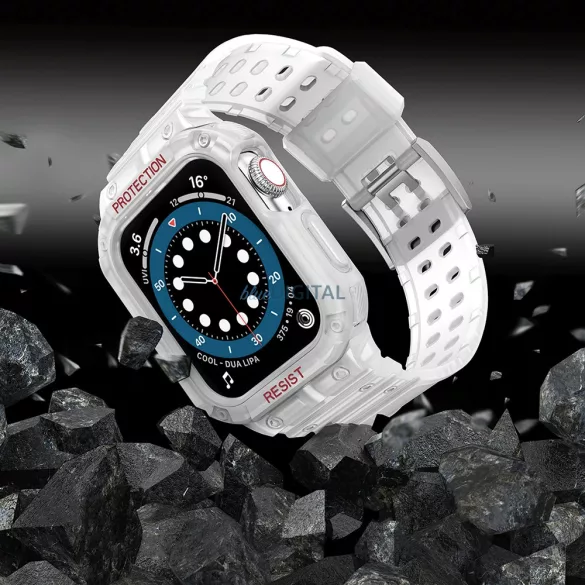 Protect Strap szíj Apple Watch 38/40/41mm - átlátszó