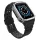 Protect Strap szíj Apple Watch 38/40/41mm - Fekete, Ezüst