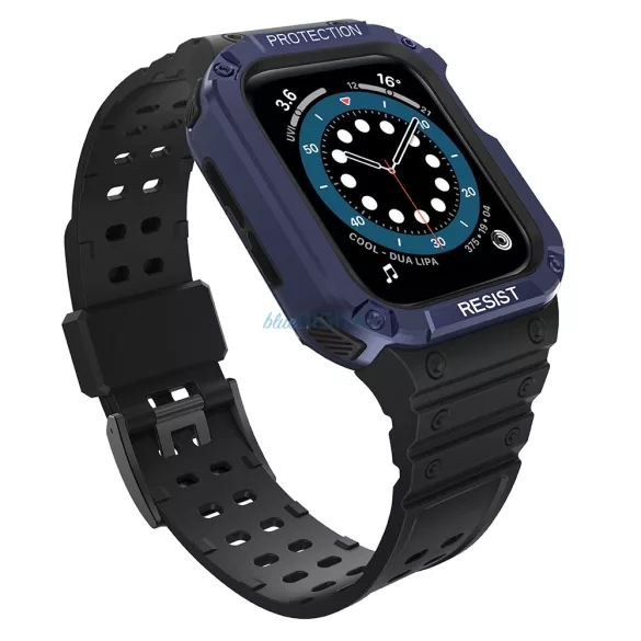 Protect Strap szíj Apple Watch 38/40/41mm - Fekete, kék