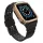 Protect Strap szíj Apple Watch 38/40/41mm - Fekete, rózsaarany