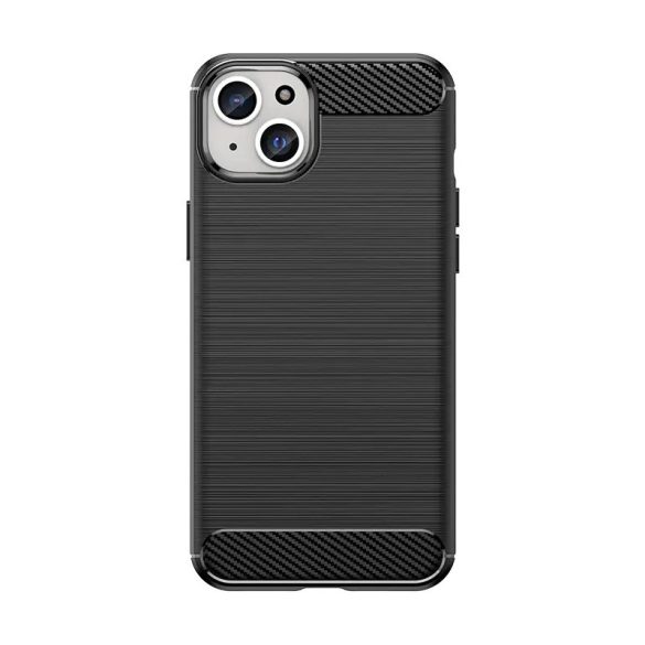 Carbon tok iPhone 15 Plus - fekete