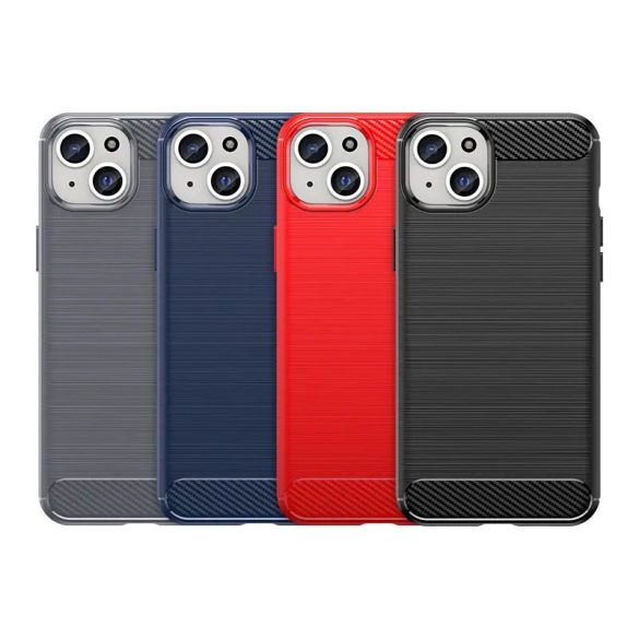 Carbon tok iPhone 15 Plus - fekete