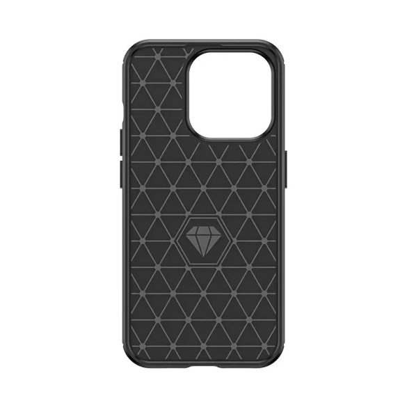 Carbon tok iPhone 15 Pro - fekete