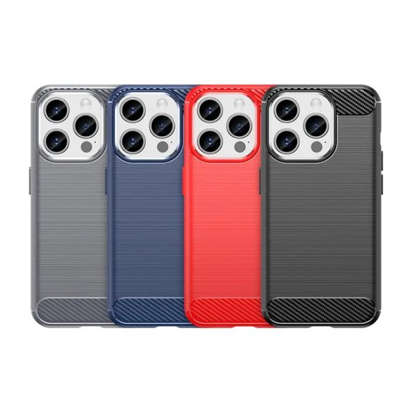 Carbon tok iPhone 15 Pro - fekete