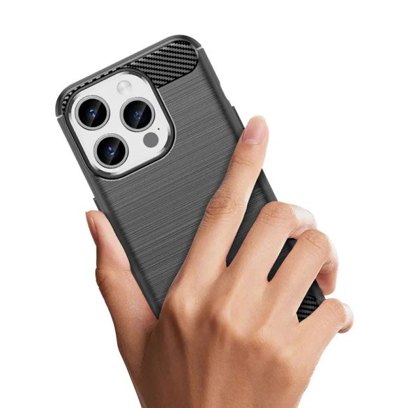 Carbon tok iPhone 15 Pro - fekete