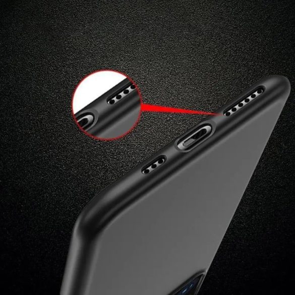 Soft tok iPhone 15 Pro - fekete
