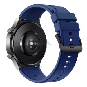 Szilikon csereszíj Huawei Watch GT 2/3/4/2 Pro/3 Pro/GT 2e (46mm) - tengerészkék