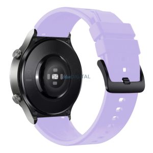 Szilikon csereszíj Huawei Watch GT 2/3/4/2 Pro/3 Pro/GT 2e (46mm) - lila