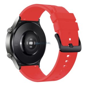 Szilikon csereszíj Huawei Watch GT 2/3/4/2 Pro/3 Pro/GT 2e (46mm) - piros