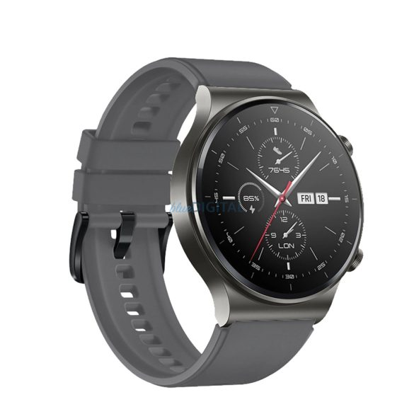 Szilikon csereszíj Huawei Watch GT 2/3/4/2 Pro/3 Pro/GT 2e (46mm) - szürke