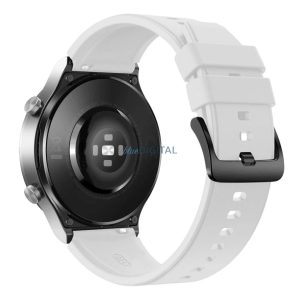 Szilikon csereszíj Huawei Watch GT 2/3/4/2 Pro/3 Pro/GT 2e (46mm) - fehér