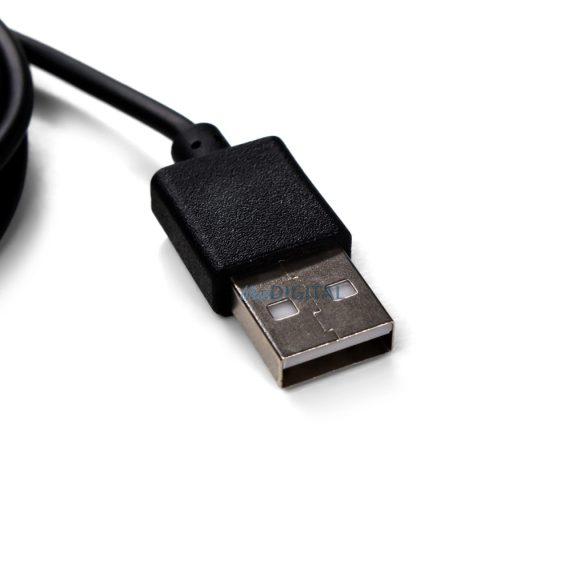 Mágneses töltő Garmin okosórákhoz USB-A-val - fekete