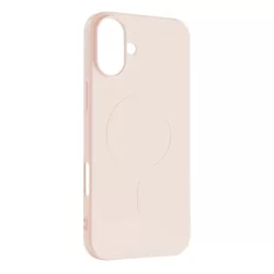 Liquid Silicone MagSafe tok iPhone 16 Plus - rózsaszín
