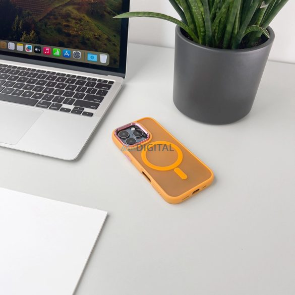 Fashion MagSafe tok iPhone 16 Pro - narancssárga