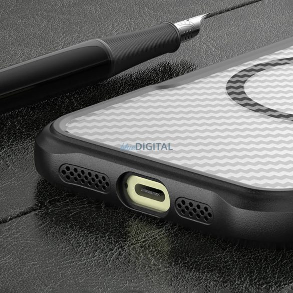 Leading Series MagSafe-kompatibilis tok iPhone 16 Pro - fekete