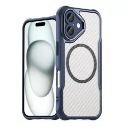   Leading Series MagSafe-kompatibilis tok iPhone 16 Plus - kék