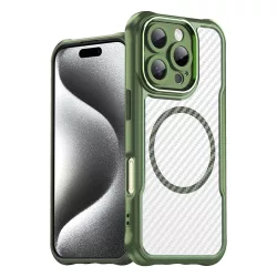   Leading Series MagSafe-kompatibilis tok iPhone 16 Pro Max - zöld