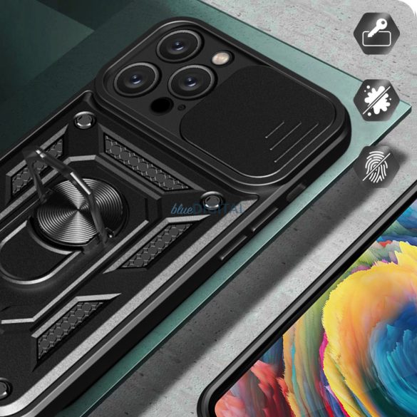 Hybrid Armor Camshield tok iPhone 16 Pro - fekete