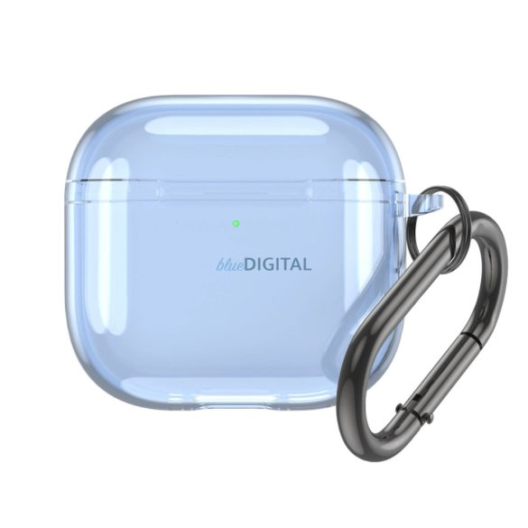 Transparent tok AirPods 4 - kék