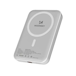 Wozinsky WRW349YWS MagSafe-kompatibilis powerbank 10000mAh - fehér
