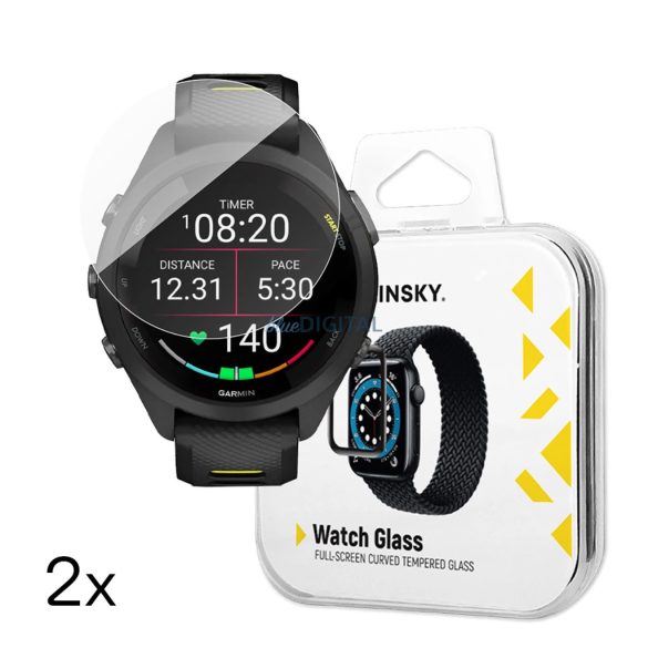 Wozinsky edzett üveg Garmin Forerunner 265s - 2 db