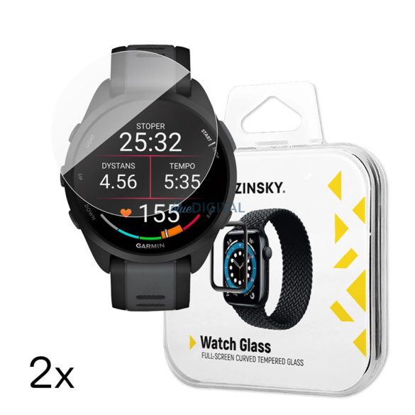 Wozinsky edzett üveg Garmin Forerunner 165 - 2 db