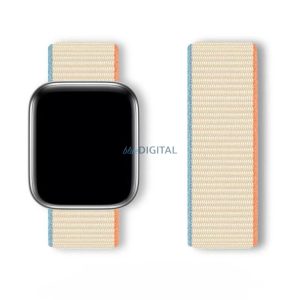 Sport Loop csereszíj Apple Watch 38/40/41mm - bézs