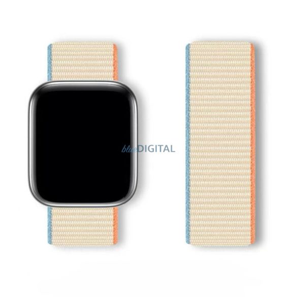 Sport Loop csereszíj Apple Watch 38/40/41mm - bézs