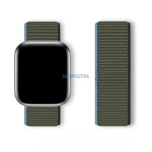 Sport Loop csereszíj Apple Watch 42/44/45/46/49mm - zöld