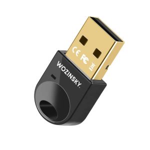 Wozinsky WUSB54YS mini USB-A Bluetooth 5.4 adapter - fekete