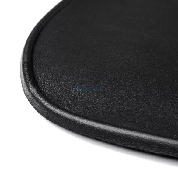 Ergonomikus egérpad és csuklótámasz gél Eco bőr nagyméretű csúszásgátló - Fekete