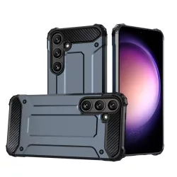 Hybrid Armor Camshield tok Samsung Galaxy S25 Plus - kék