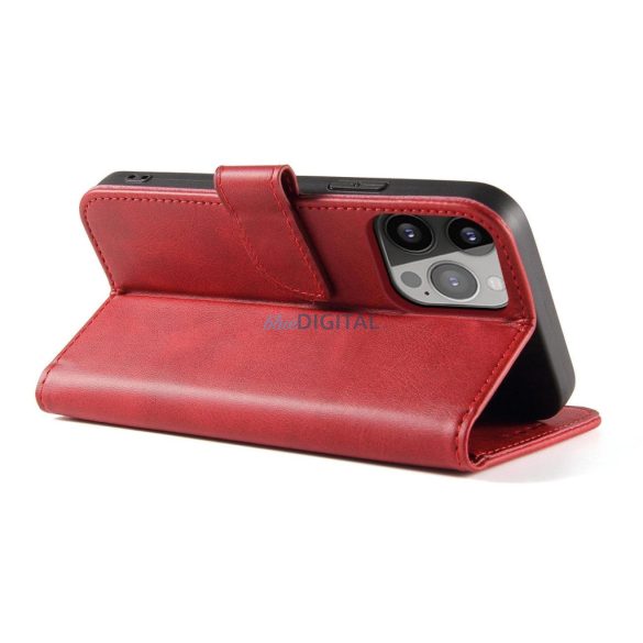 Magnet kinyitható tok Samsung Galaxy A16 4G/5G - piros