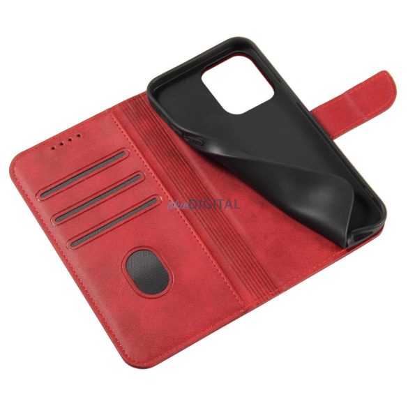 Magnet kinyitható tok Samsung Galaxy A16 4G/5G - piros