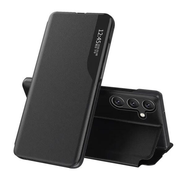 Eco Leather View kinyitható tok Samsung Galaxy A16 4G/5G - fekete