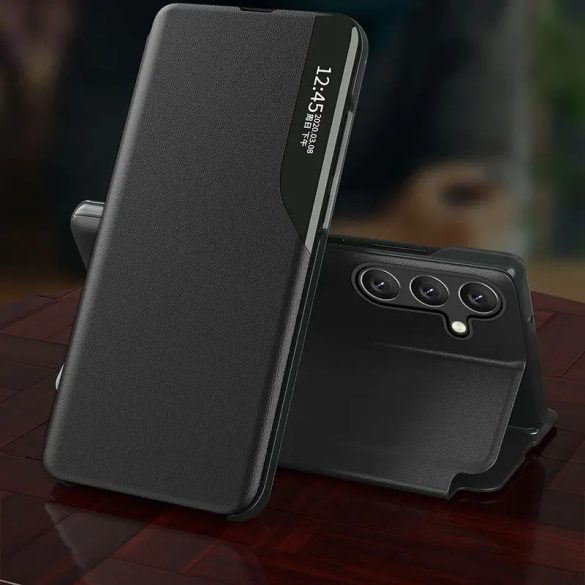Eco Leather View kinyitható tok Samsung Galaxy A16 4G/5G - fekete