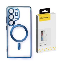   Wozinsky Electroplated MagSafe-kompatibilis tok Samsung Galaxy S25 Ultra - kék