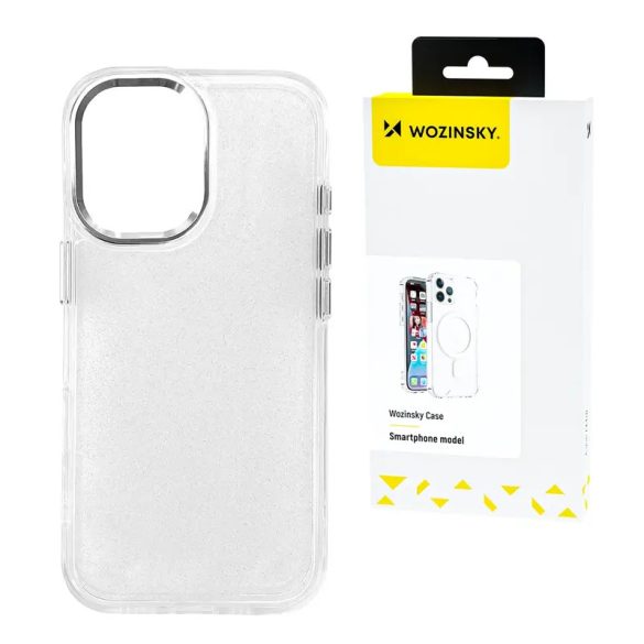 Wozinsky Glitter tok Samsung Galaxy S25 Plus - átlátszó