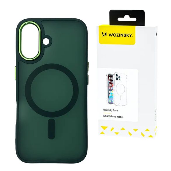 Wozinsky Fashion MagSafe-kompatibilis tok Samsung Galaxy S25 Plus - zöld