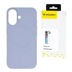   Wozinsky Silicone MagSafe-kompatibilis tok Samsung Galaxy S25 Plus - lila