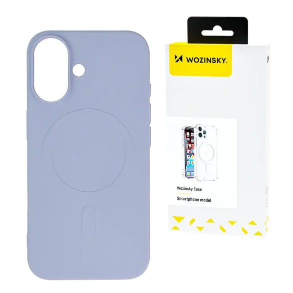Wozinsky Silicone MagSafe-kompatibilis tok Samsung Galaxy S25 Plus - lila