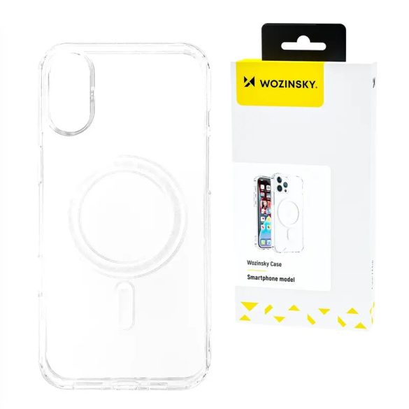 Wozinsky Ultra Clear MagSafe-kompatibilis tok Samsung Galaxy S25 Plus - átlátszó