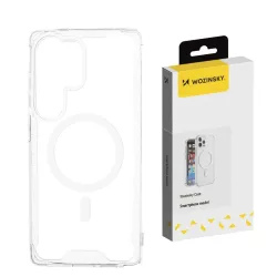   Wozinsky Clear Corner MagSafe-kompatibilis tok Samsung Galaxy S25 Plus - átlátszó
