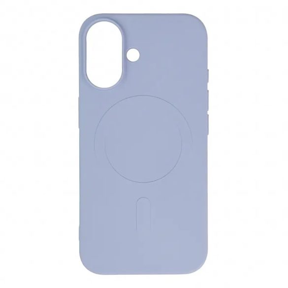 Wozinsky Liquid Silicone MagSafe-kompatibilis tok Samsung Galaxy S25 - lila